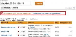 Blacklist SORBS